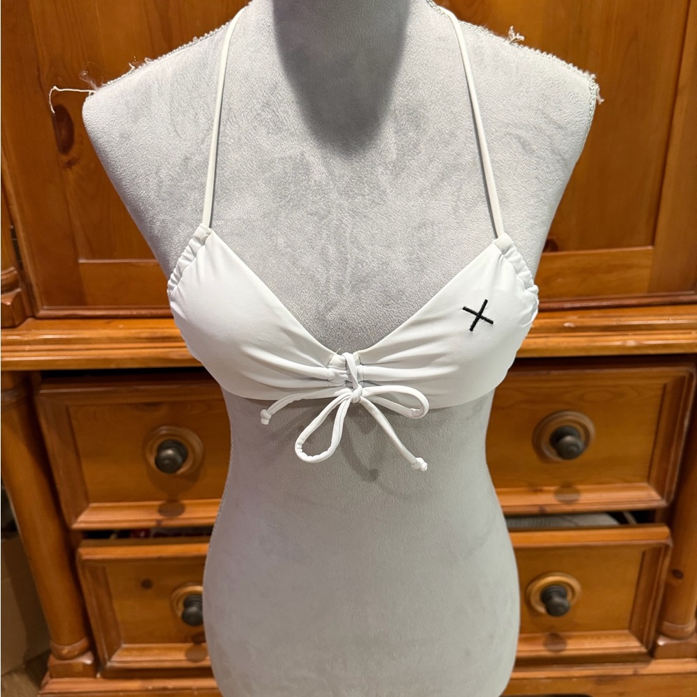 Boutine White Swim Top, Sz S